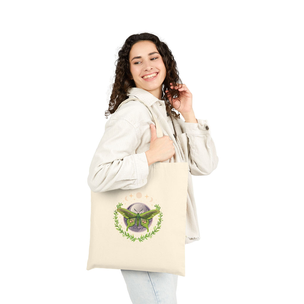 Enchanted Moth - Cotton Canvas Bag