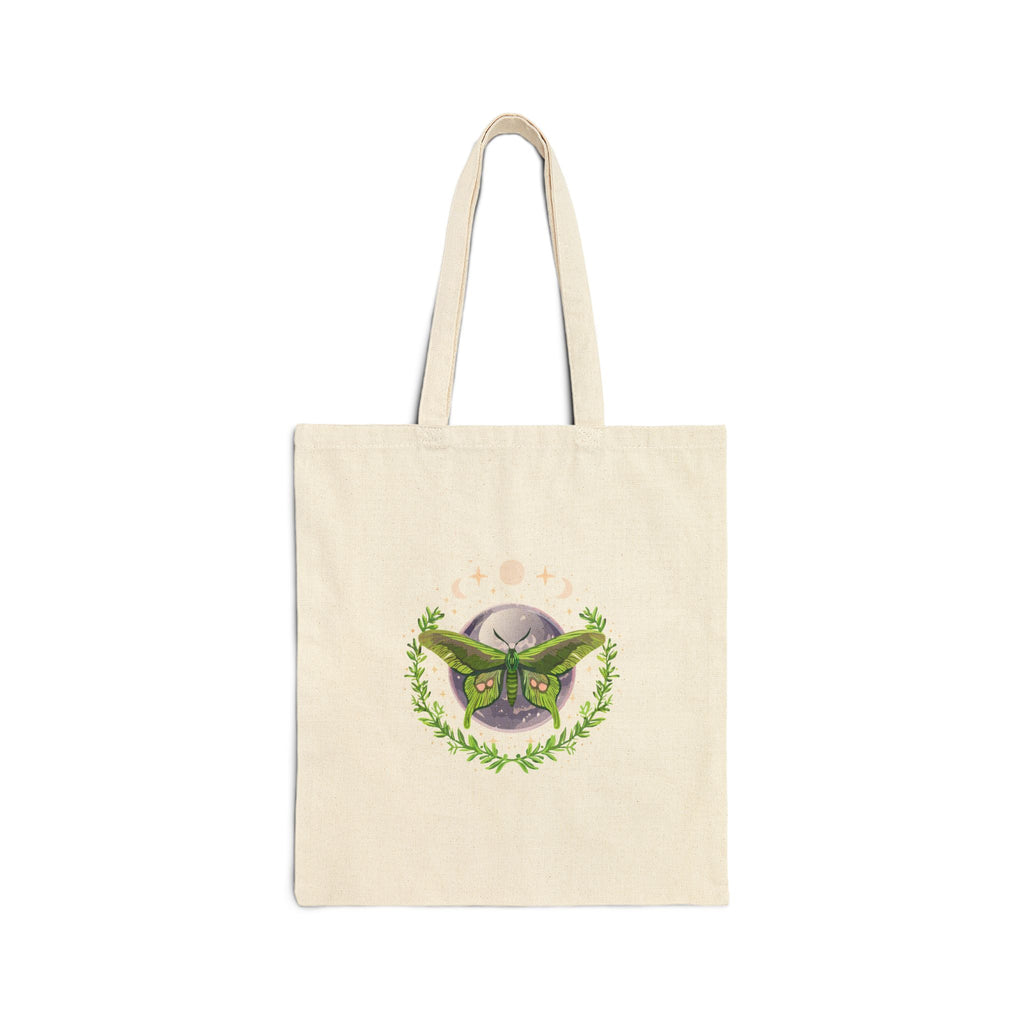 Enchanted Moth - Cotton Canvas Bag