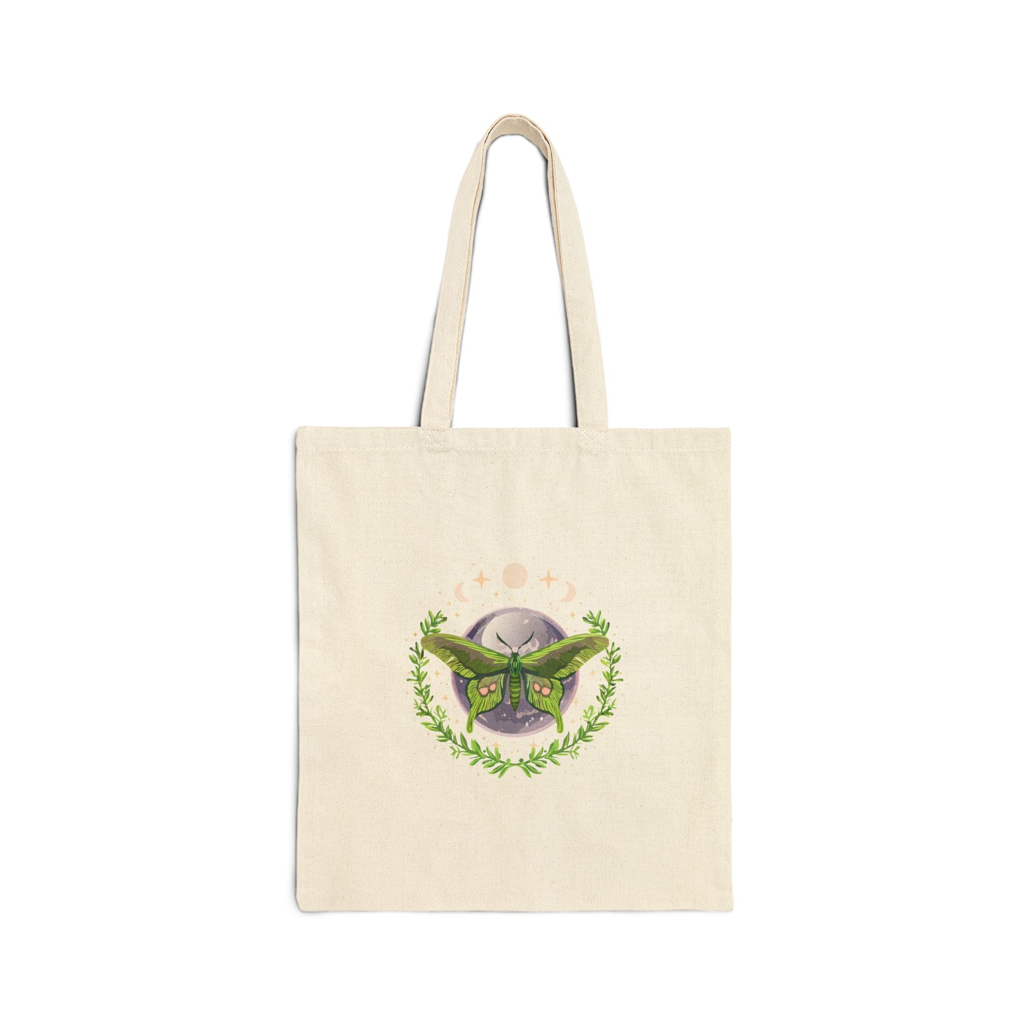 Enchanted Moth - Cotton Canvas Bag