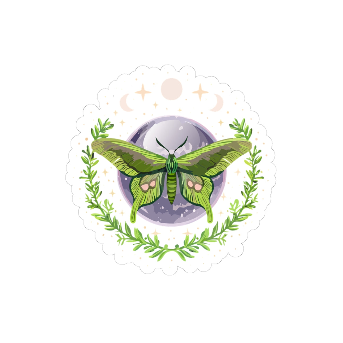 Enchanted Moth Stickers