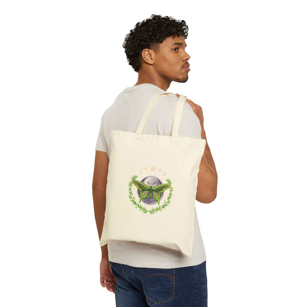 Enchanted Moth - Cotton Canvas Bag